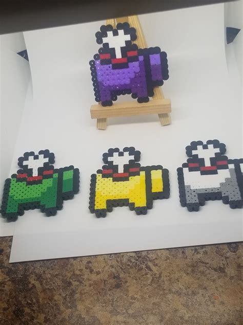 Among Us Dead Corpse Perler Beads Etsy