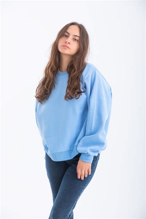 Baby Blue Crewneck | Shop Online From Dresscode in Egypt