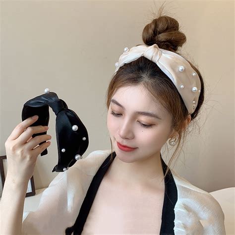 Jual Town Shell Kimi Korean Head Band Bando Korea Bandana Satin