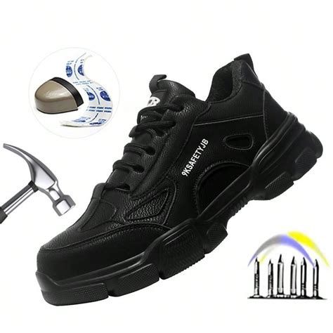 New Mens Anti Smashing And Anti Puncture Safety Work Shoes