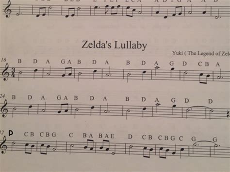 Zelda S Lullaby Music Showme