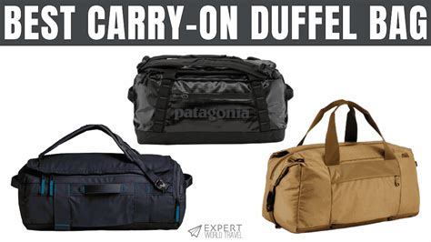 Best Carry On Duffel Bag In 2023 ⋆ Expert World Travel