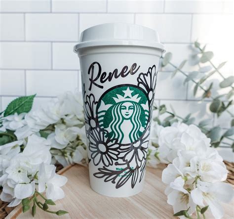 Custom Reusable Starbucks Hot Cup Grande Hot Cup Custom Etsy