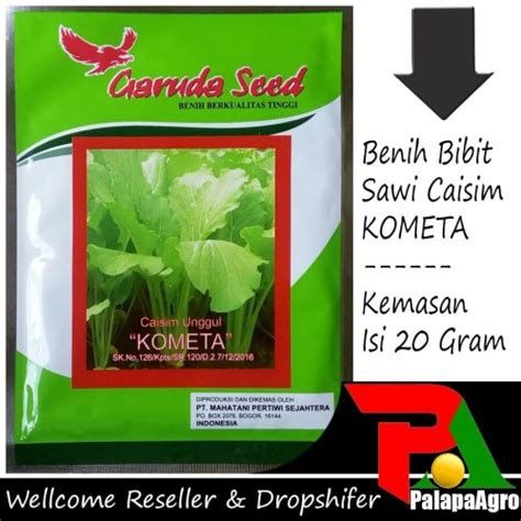 Jual Benih Sawi Manis Caisim KOMETA Kota Bogor Palapa Agro Tokopedia