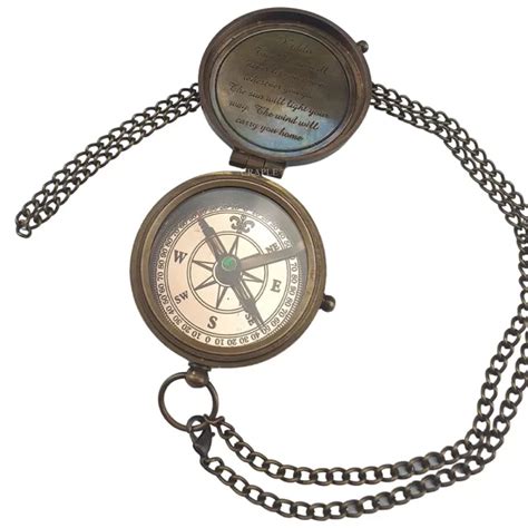 Buy Gilbert And Sons Nautical Solid Brass Antique Compass