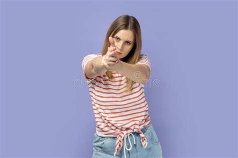 Blond Girl Pointing Pistol On Her Head Stock Photo Image Of Failure