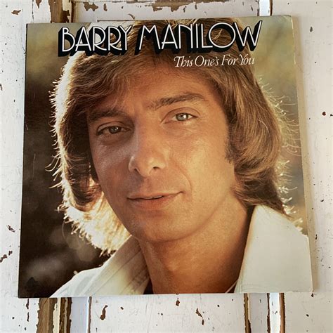 Vintage 1978 Barry Manilow Vinyl Album This Ones For You Etsy In 2021