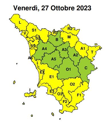 Allerta Codice Giallo Per Rischio Idrogeologico Mareggiate E Vento