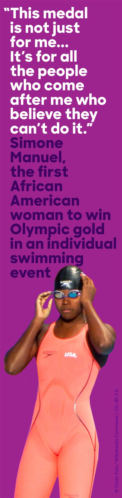 In Rio Us Olympic Swimmer Simone Manuel Won Gold And Made History Olympic Swimmers