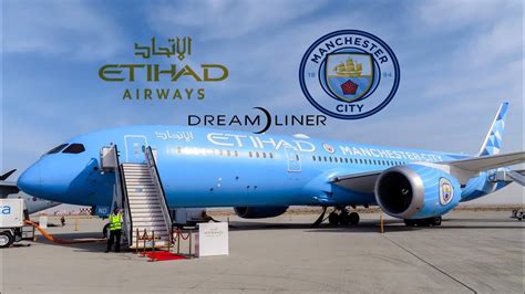 Etihad Airways Manchester City Livery Boeing Dremaliner