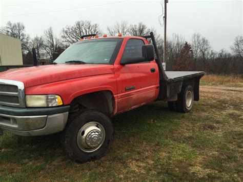 Fs/ft 1998 dodge ram 3500 cummins diesel flatbed dually $7500 ...