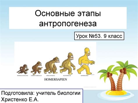 Основные этапы антропогенеза - презентация онлайн