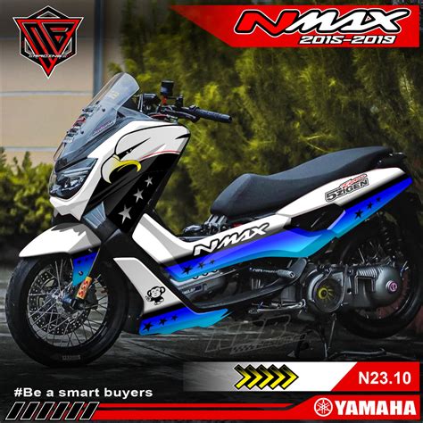 Decal Sticker Yamaha Nmax Lama 2016 2017 2018 2019 Full Body Fullblock