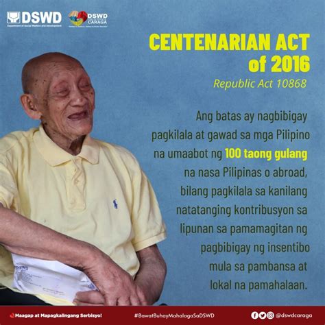 How To Claim Cash Incentive In Dswd Centenarian Program Dswd