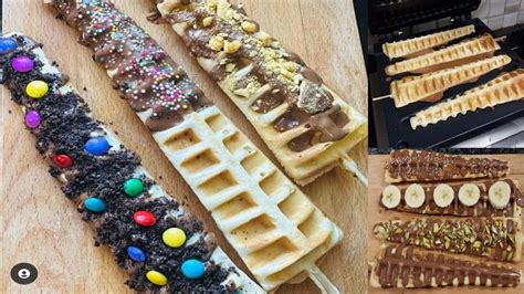 Waffle On A Stick Recipe Easy Waffle Recipe Youtube