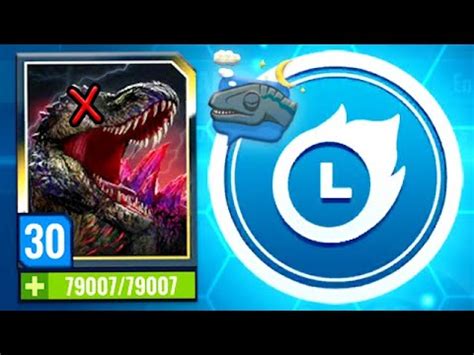 Hp Mortem Rex Boss Isla Event Jurassic World Alive Youtube