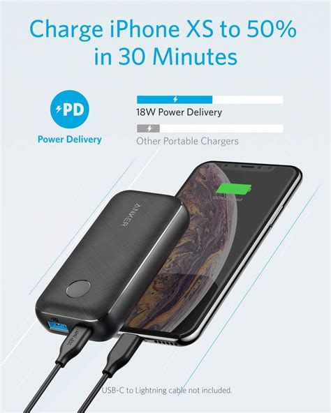 Anker Powercore 10000 Redux Power Bank Portable Charger With Usb C Power Delivery 18w A1246