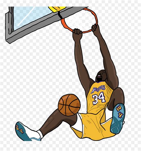 Shaquille Oneal Illustration Shaquille O Neal Cartoon Hd Png