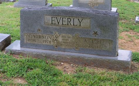 Anna Mabel Miller Everly 1901 1980 Find a Grave äreminne