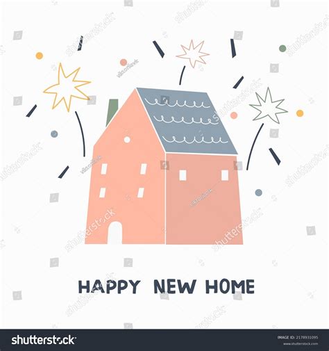 Happy New Home Cartoon Photos And Images Shutterstock