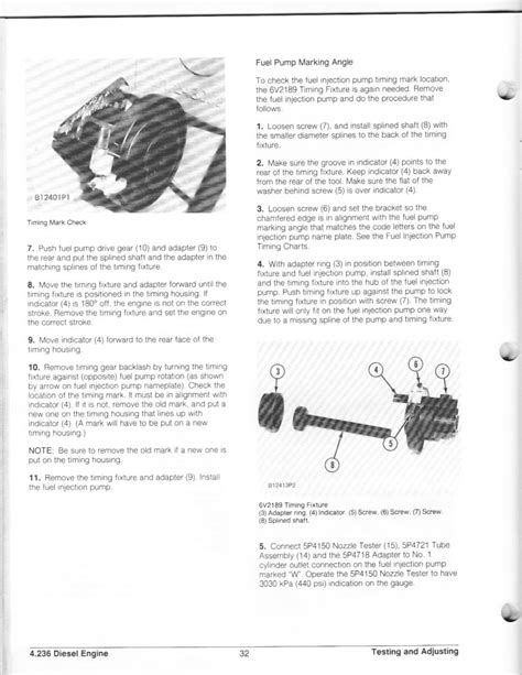 Qanda Perkins Diesel Injection Pump Timing Justanswer