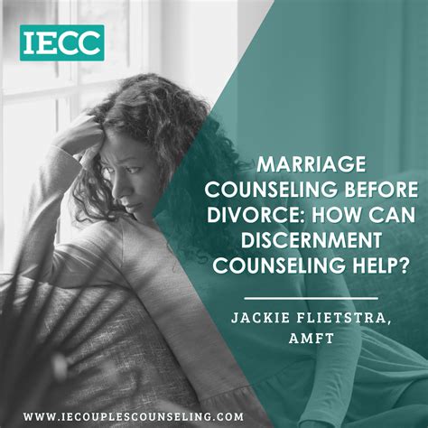 Marriage Counseling Before Divorce How Discernment Counseling Can Help