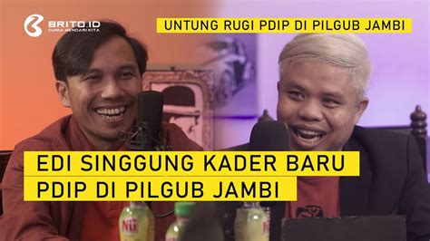 Pilgub Jambi Edi Purwanto Singgung Usung Kader Baru Part