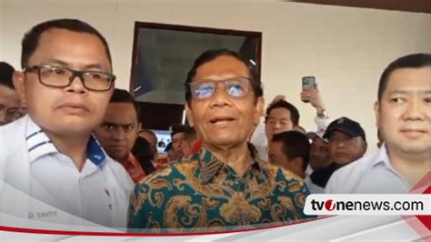 Cawapres Mahfud Md Tanggapi Viral Suara Rekaman Pejabat Batubara Dukung