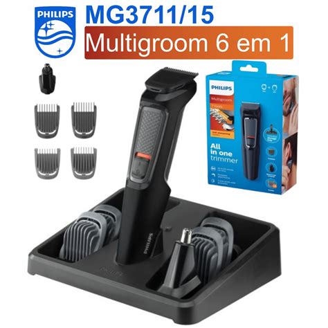 Aparador De Pelos ORIGINAL 6 EM 1 PHILIPS Bivolt Multigroom Mg3711 15