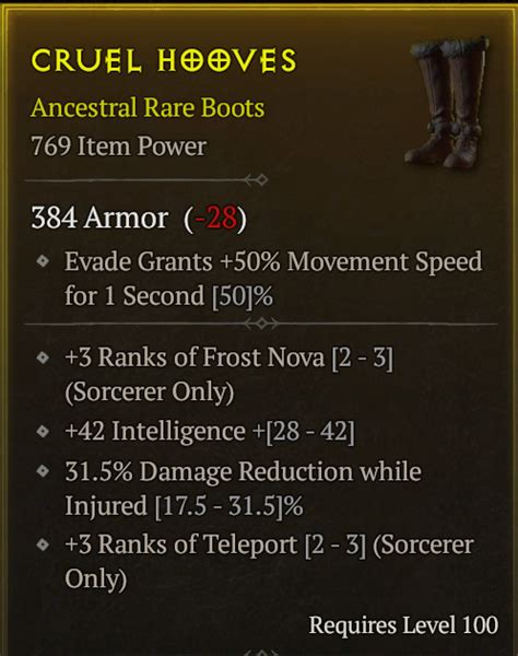 Max Rolls Sorc Boots Nova Tele Int Topic D Jsp