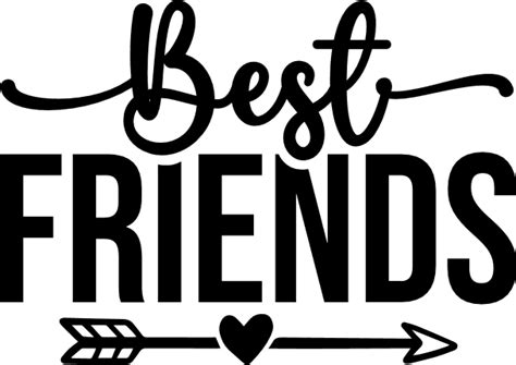 Best Friends Friendship Free Svg File For Members Svg Heart