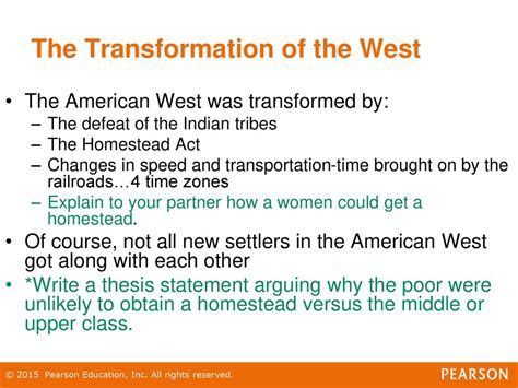 Chapter 16 Conflict In The West Ppt Download