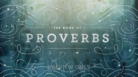 Proverbs Title Graphics Igniter Media