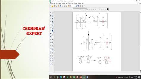 Draw Chemical Structures And Mechanism By Using Chemdraw By Nida