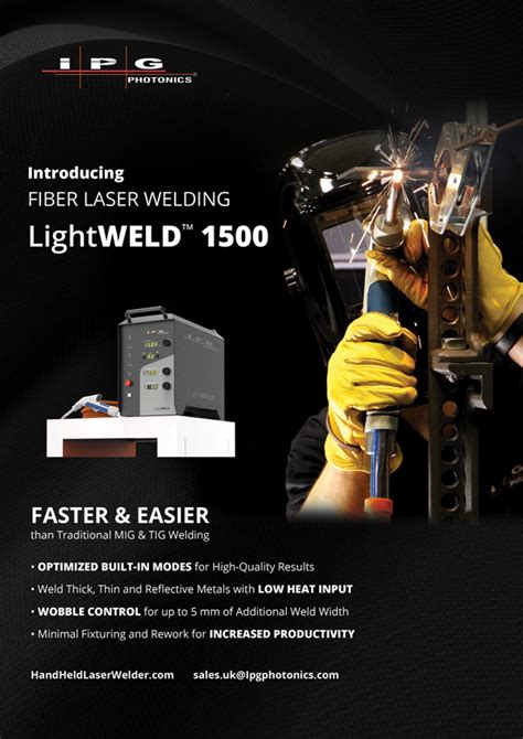 Introducing Fiber Laser Welding LightWELD 1500 ALFED