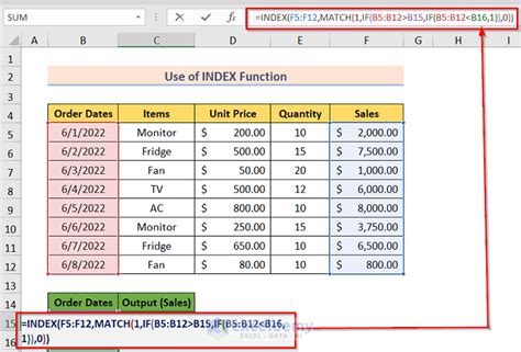 How To Return Value If Date Is Within A Range In Excel