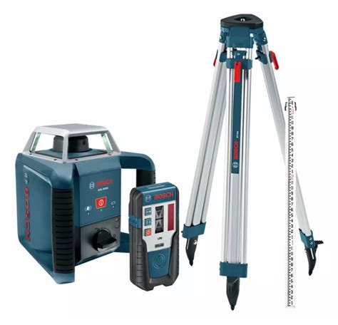 Bosch Complete Rotary Laser Level Kit With Tripod The Home Depot Canada