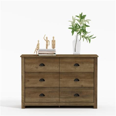 Geordano Drawer Knotty Oak Dresser In In In