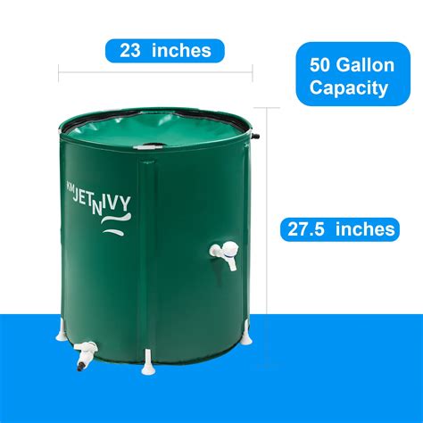 Snapklik KMJETNIVY Rain Barrel 50G Anti Collapse Collapsible