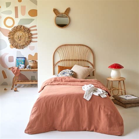 Kids Rattan Headboard 90 Cm Bedroom Furniture Tikamoon