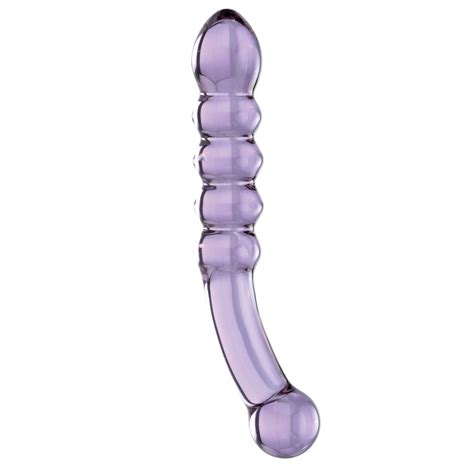 Purple Rain Glass Dildo Dildos Adam Eve