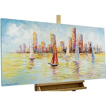 Tableau Panoramique R Gate Voiliers Peinture Sur Toile X Cm