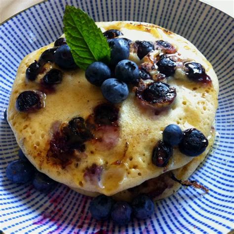 American style blueberry pancakes | Food, Blueberry pancakes, Breakfast