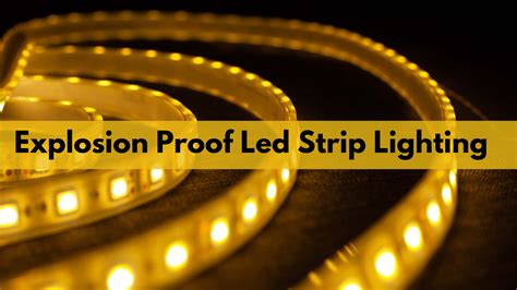 Explosion Proof Led Strip Lighting Construction How