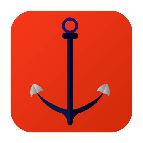 Premium Vector Anchor Flat Icon