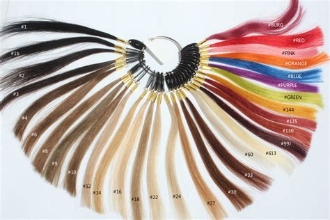 Human Hair Color Chart Buy Hair Color Chart,Pantone Color Chart,Remy ...