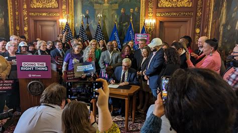 Gov Evers Signs New Legislative Maps Says They Give Every Party A