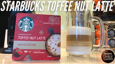 Starbucks Toffee Nut Latte for NESCAFÉ Dolce Gusto YouTube