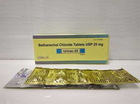 Bethanechol Chloride Usp 25 Mg At Best Price In Mumbai Johnlee