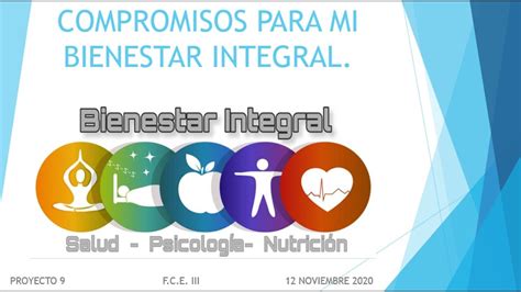 Proyecto 9 Fce Iii Compromisos Para Mi Bienestar Integral Youtube